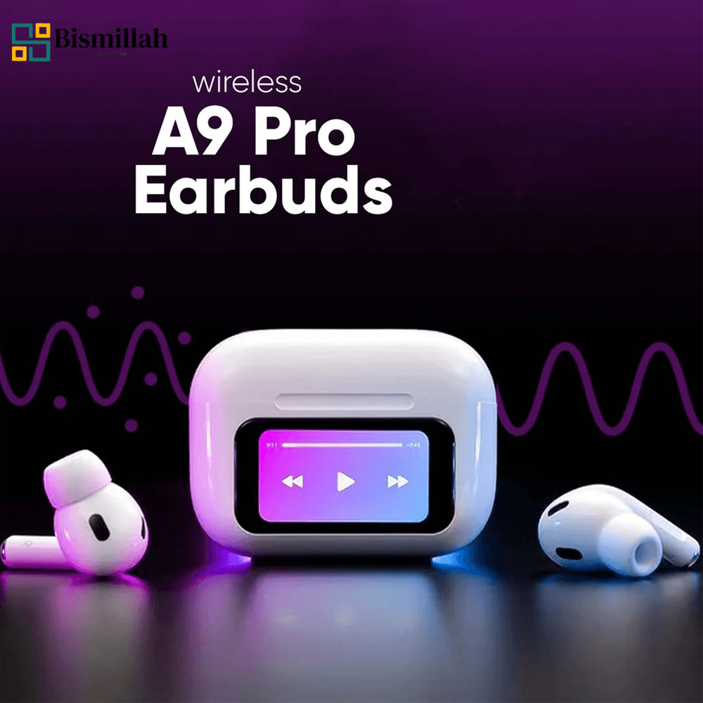 Airpods A9 Pro ANC Touch Screen Display Earbuds