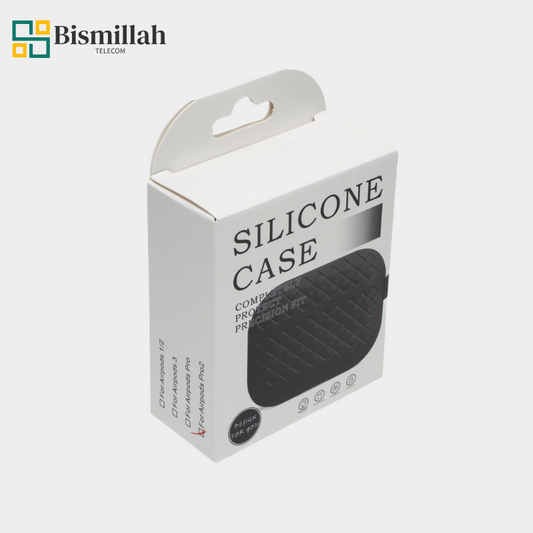 Silicone AirPods Pro 2 Case Cover - Weave Pattern | Shockproof 360° Protection