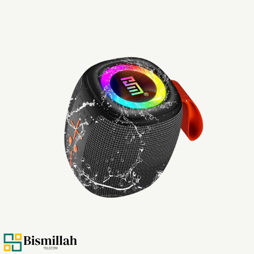 HM-805 Portable Wireless Bluetooth Speaker with RGB Lights (IPX4, 8W, 1200mAh)