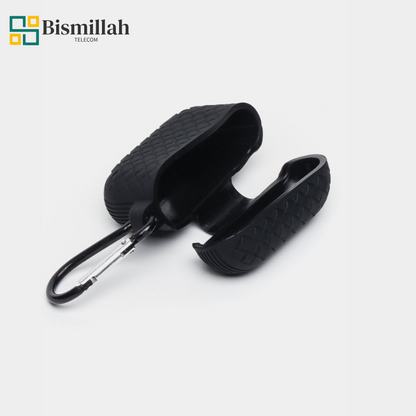 Silicone AirPods Pro 2 Case Cover - Weave Pattern | Shockproof 360° Protection