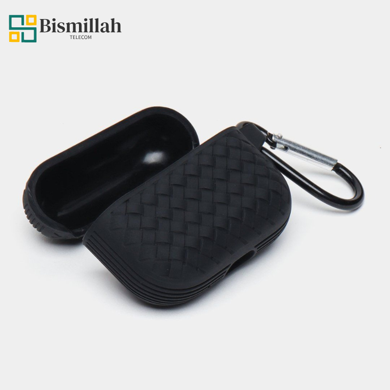 Silicone AirPods Pro 2 Case Cover - Weave Pattern | Shockproof 360° Protection