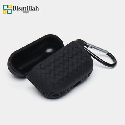 Silicone AirPods Pro 2 Case Cover - Weave Pattern | Shockproof 360° Protection