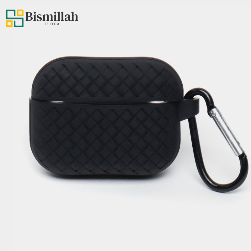 Silicone AirPods Pro 2 Case Cover - Weave Pattern | Shockproof 360° Protection