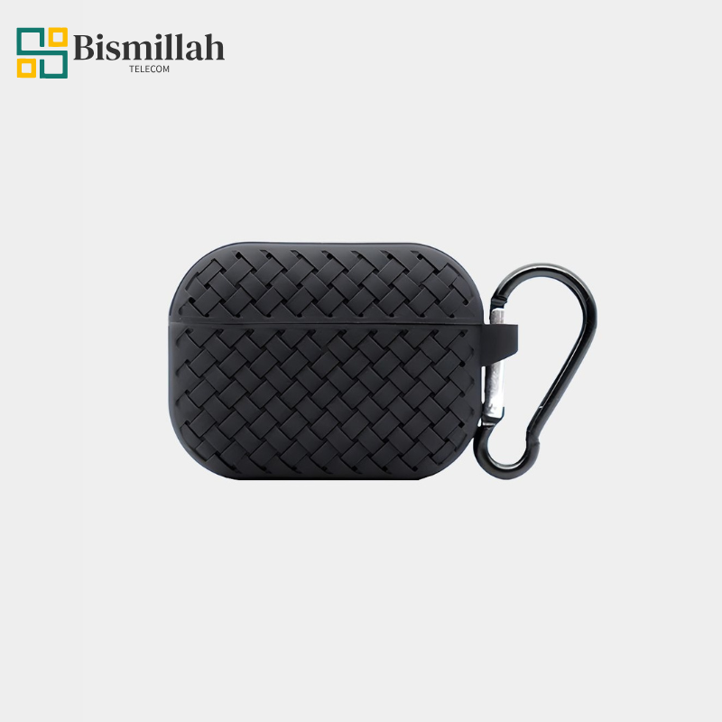 Silicone AirPods Pro 2 Case Cover - Weave Pattern | Shockproof 360° Protection
