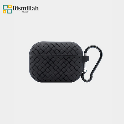 Silicone AirPods Pro 2 Case Cover - Weave Pattern | Shockproof 360° Protection