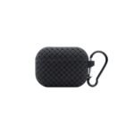 Premium Woven Pattern Silicone Case for AirPods Pro / Pro 2 - Black
